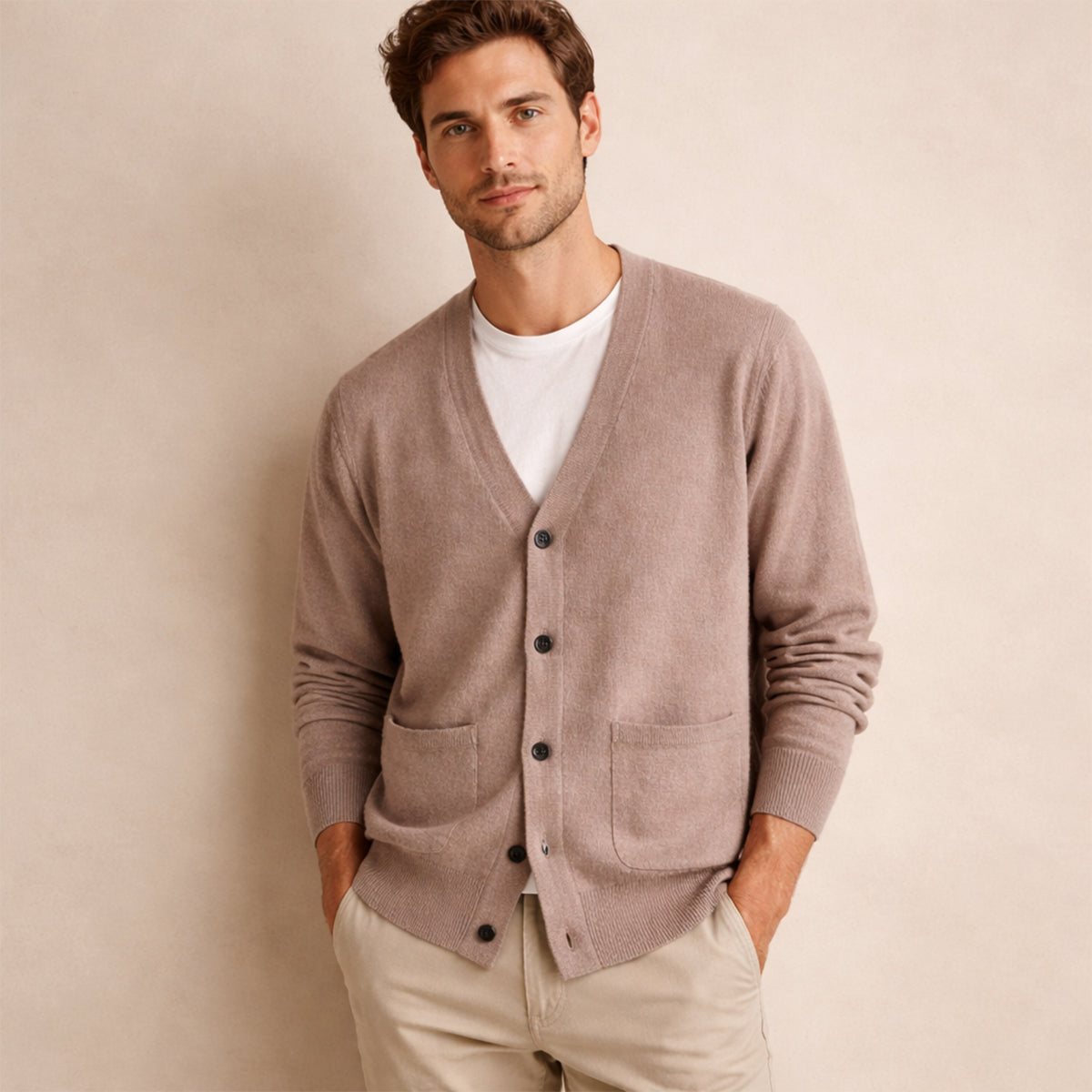 Oakham – Cardigan con scollo a V