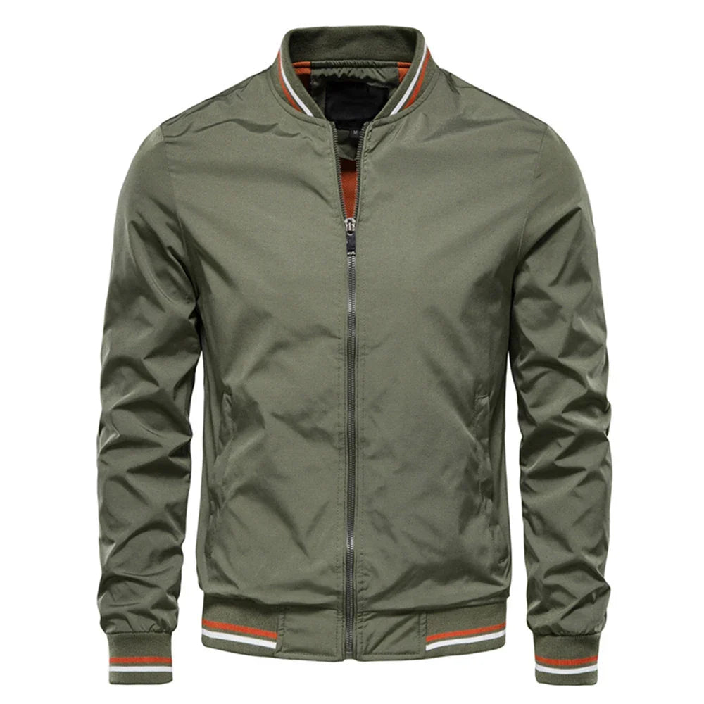Ashby Contrast Bomber Jacket
