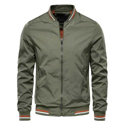 Ashby Contrast Bomber Jacket