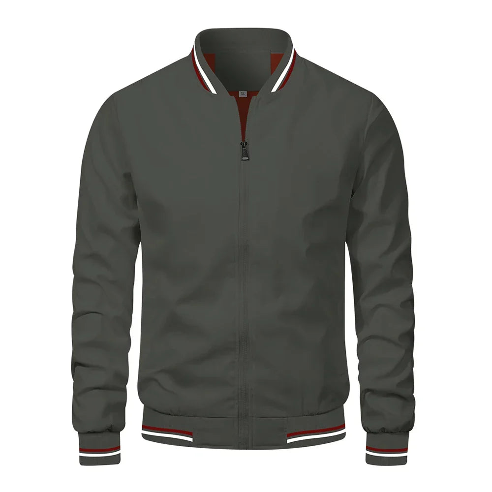 Ashby Contrast Bomber Jacket