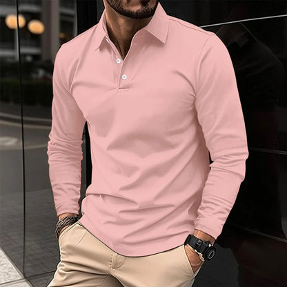 Ellery Long Sleeve Polo
