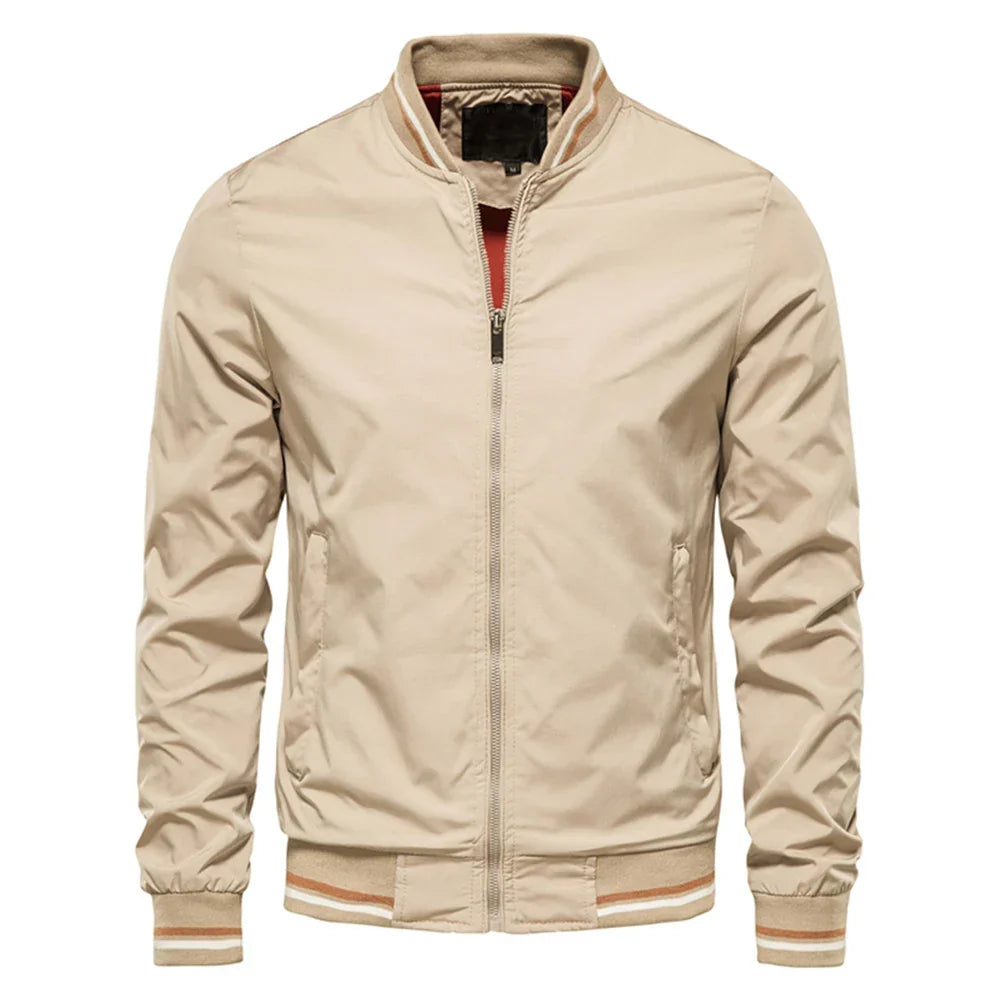 Ashby Contrast Bomber Jacket