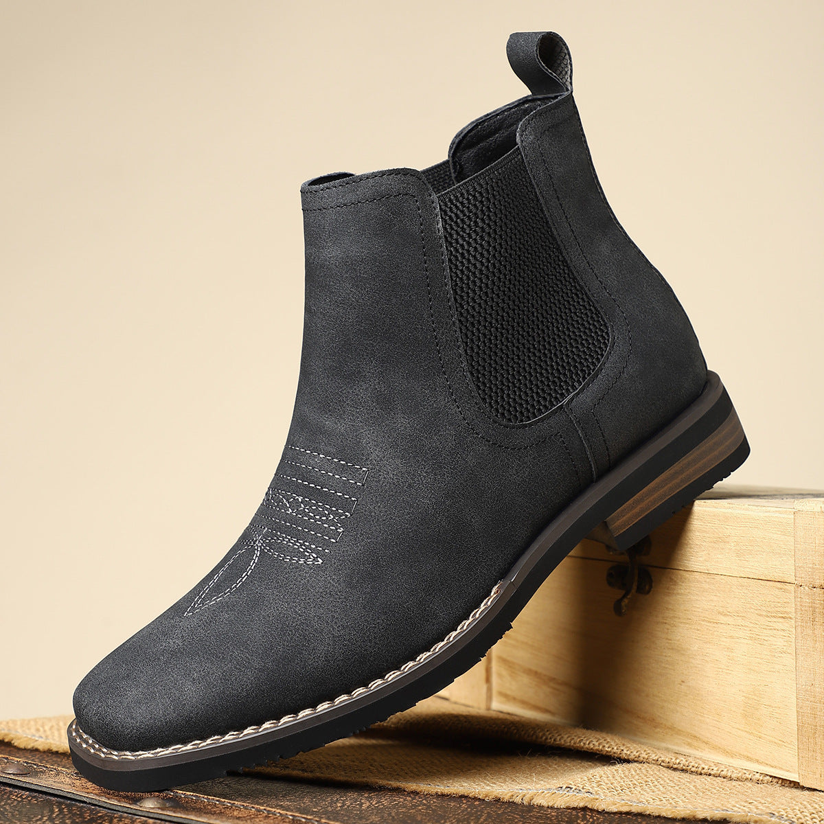 Girton Leather Ankle Boots