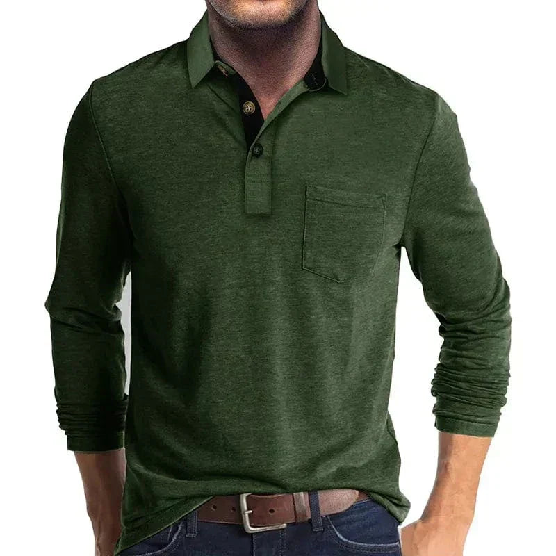 Garrick Long Sleeve Polo