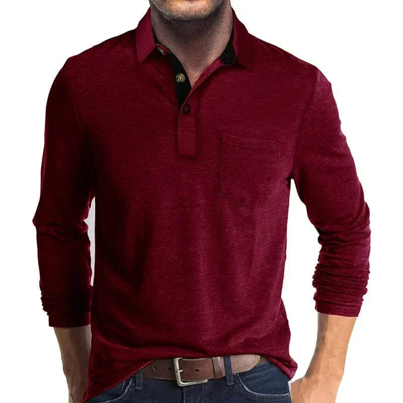 Garrick Long Sleeve Polo