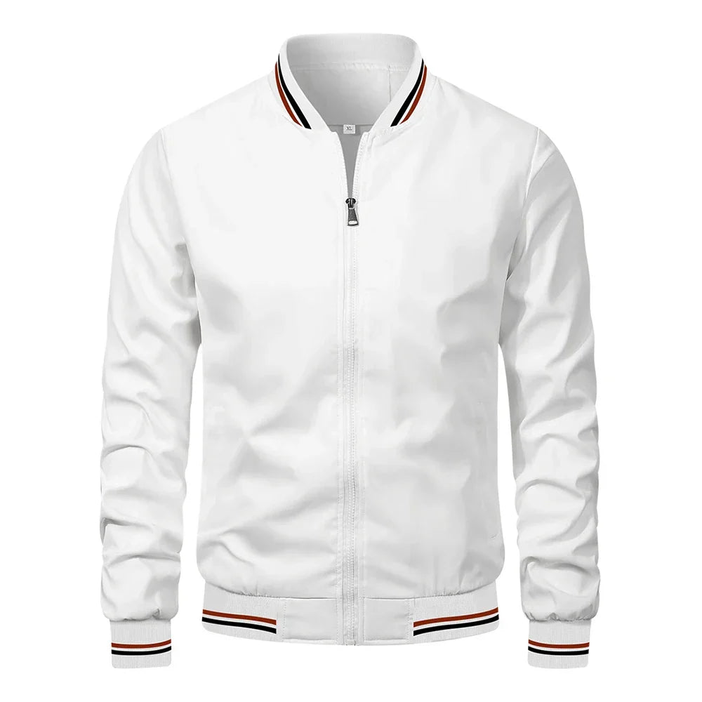 Ashby Contrast Bomber Jacket