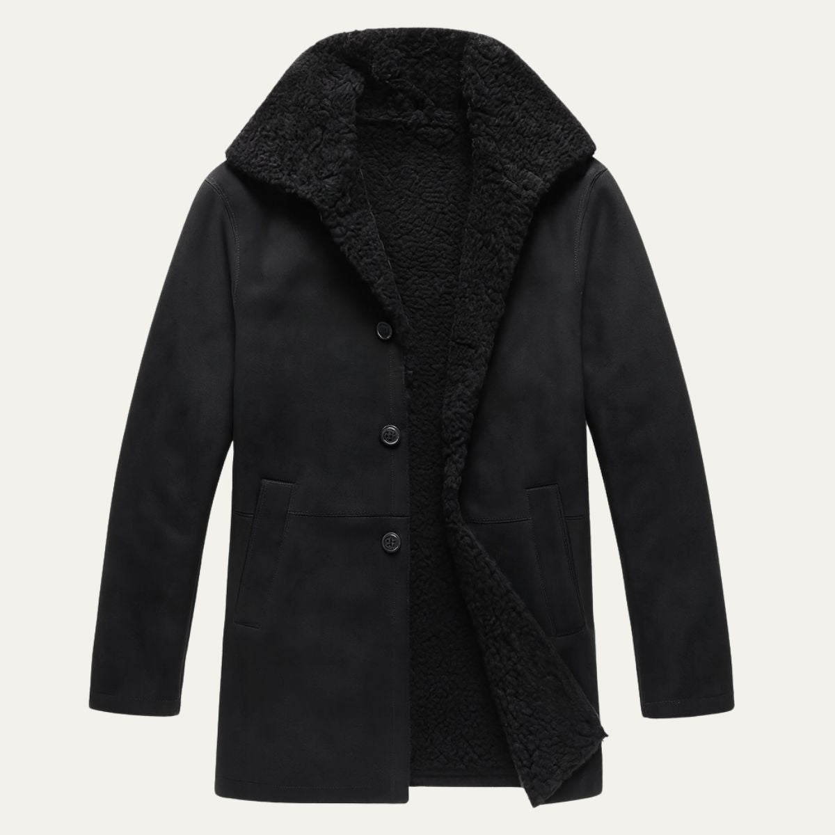 Clifford – Mantel mit Sherpa-Kragen