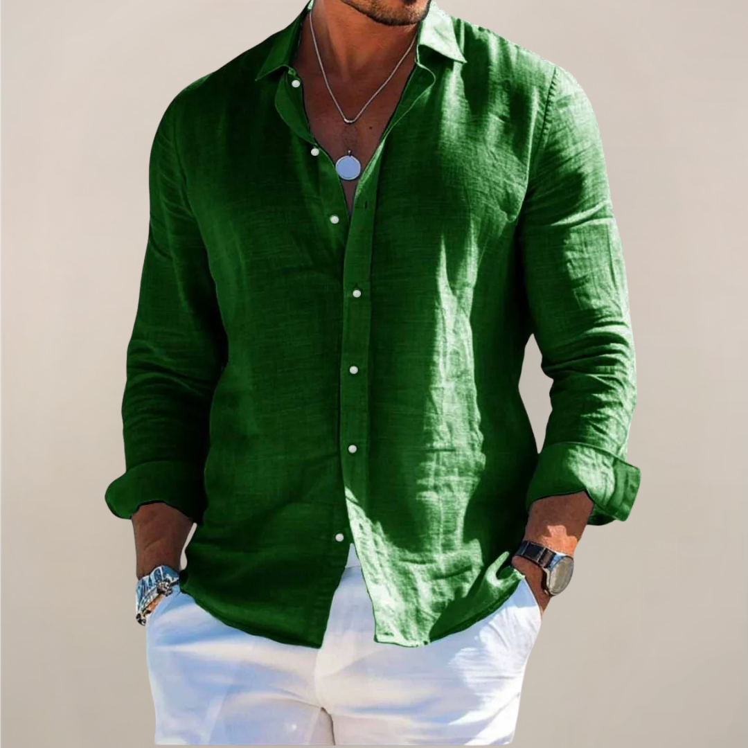 Harlowe Washed Linen Shirt
