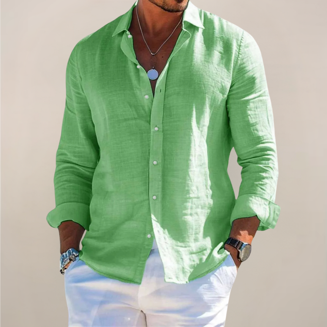 Harlowe Washed Linen Shirt