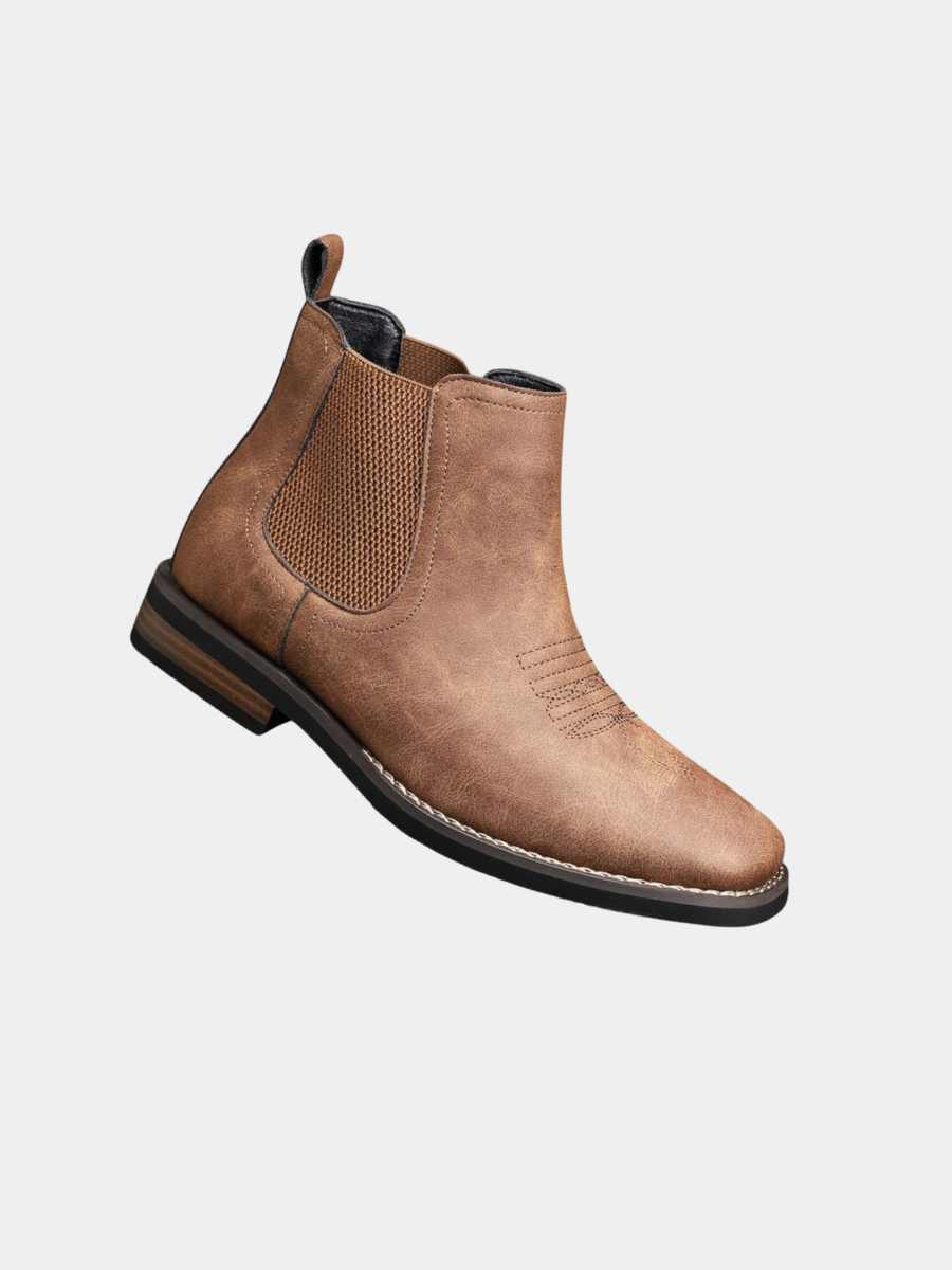 Girton Leather Ankle Boots