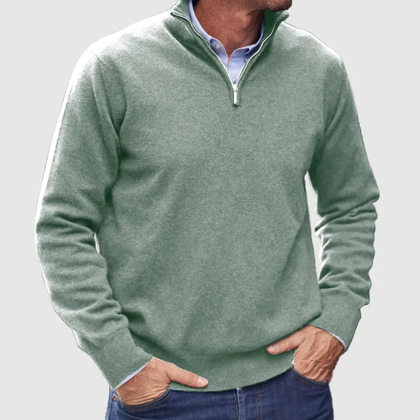 Penhale Zip-Neck Pullover
