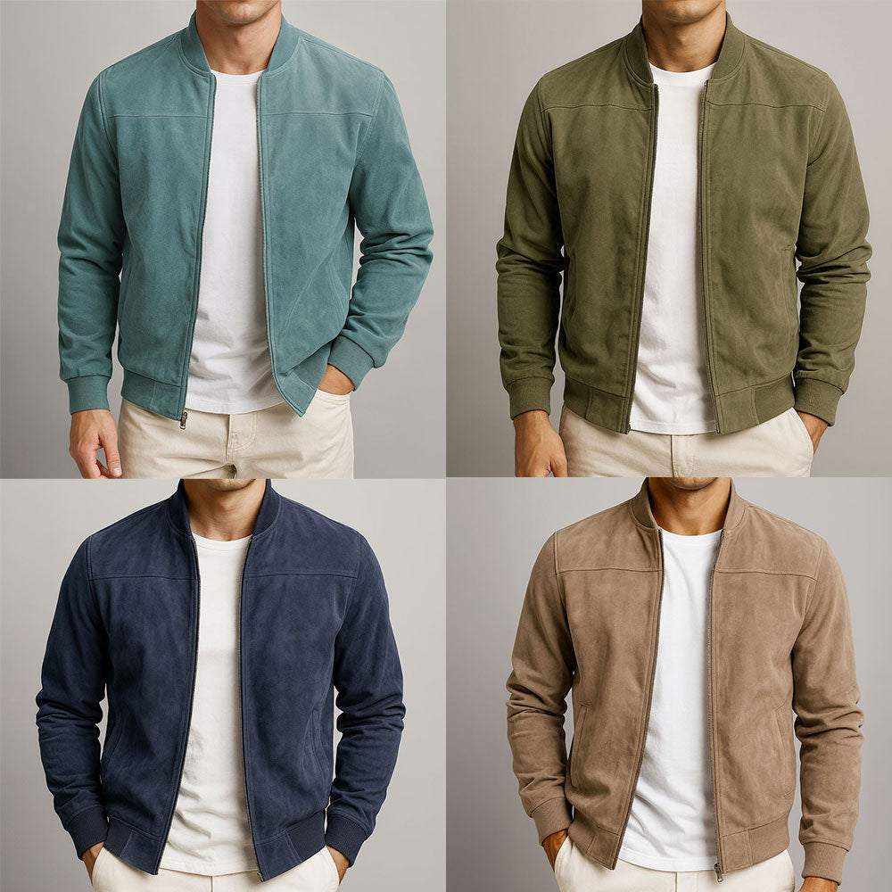 Thorne Suede-Look Zip Jacket