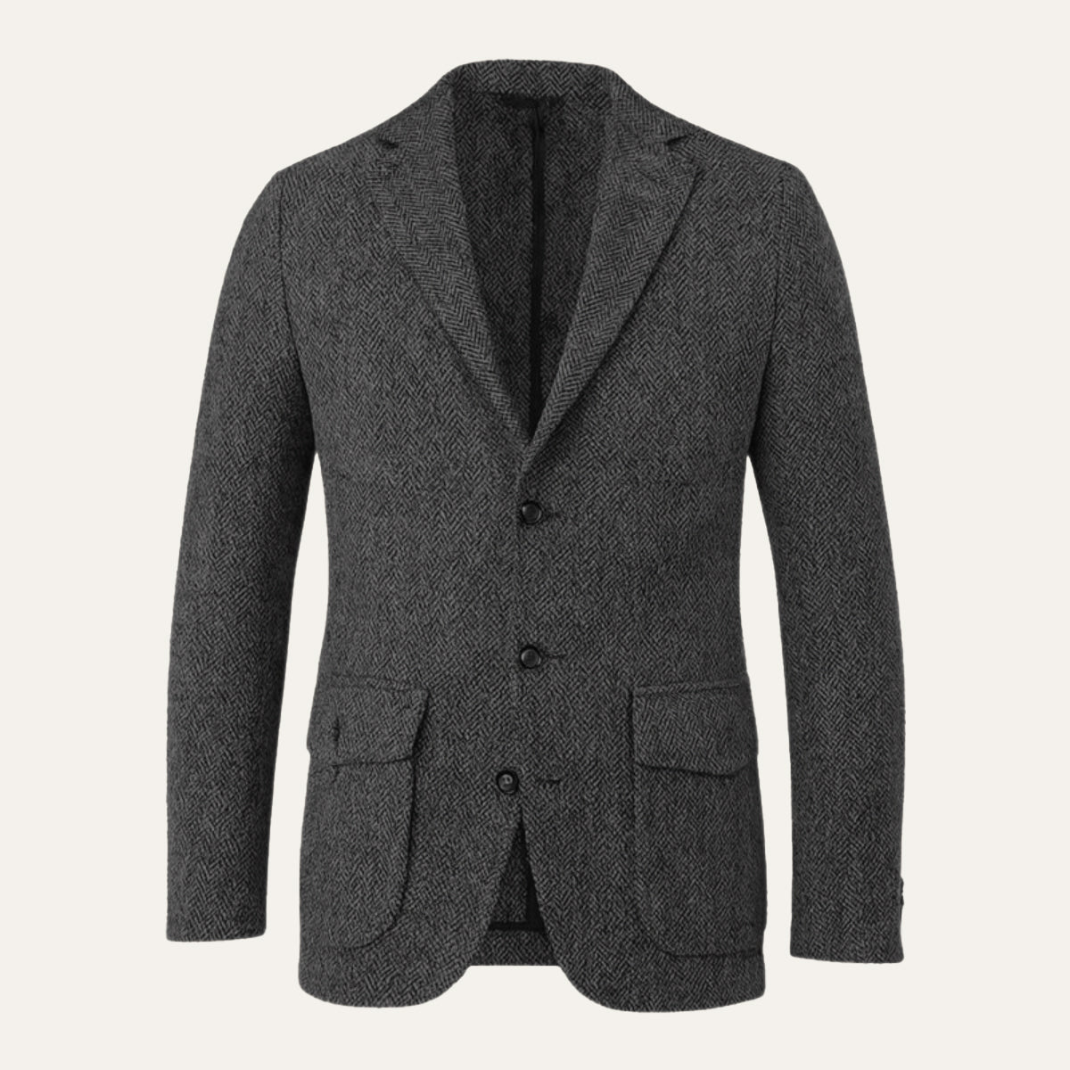 Arden – Tweed-Sakko mit Fischgratmuster