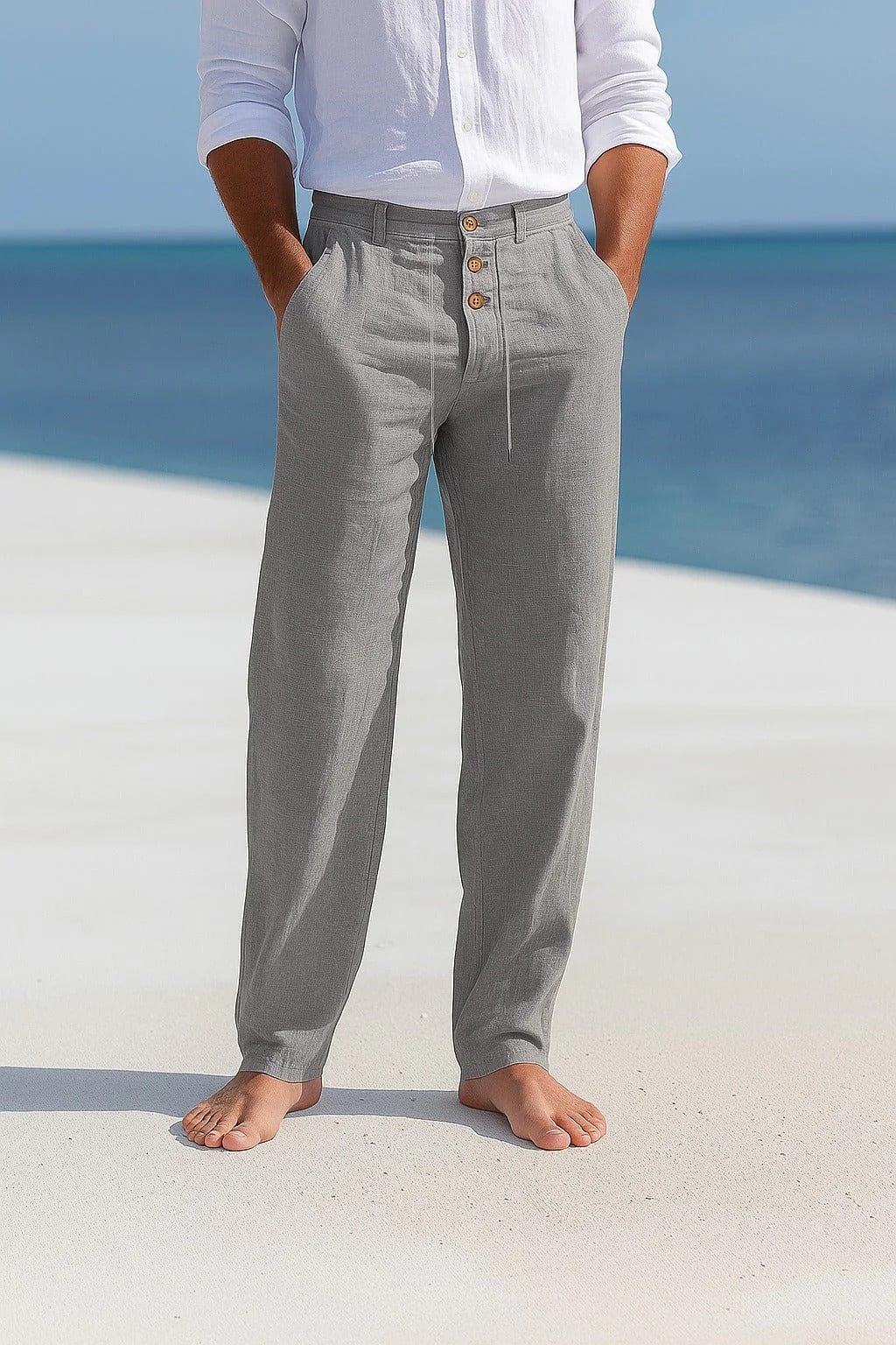 Wexley Linen Drawstring Trousers