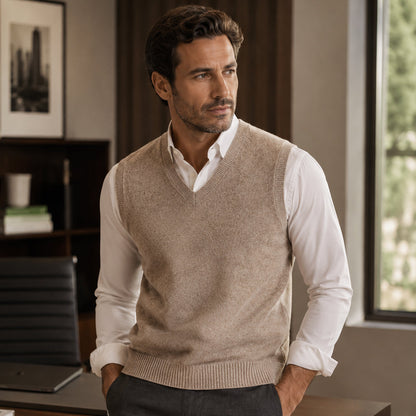 Kenley – Gilet in maglia con scollo a V
