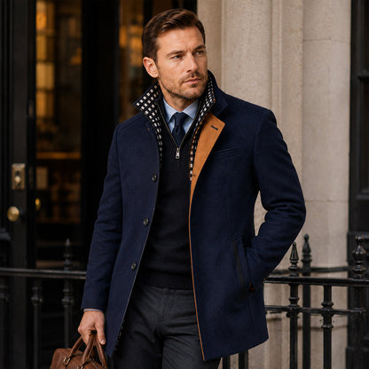 Yardley Wool Blend Trench Coat