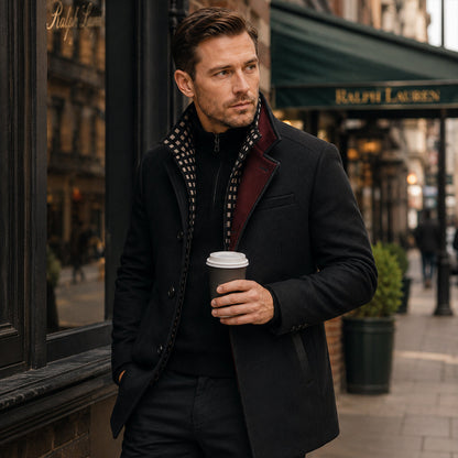 Yardley Wool Blend Trench Coat