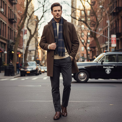 Burford – Cappotto in misto lana