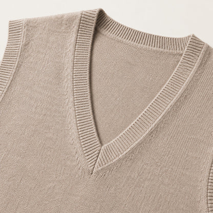 Kenley – Gilet in maglia con scollo a V