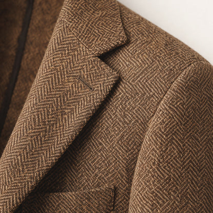 Arden – Tweed-Sakko mit Fischgratmuster
