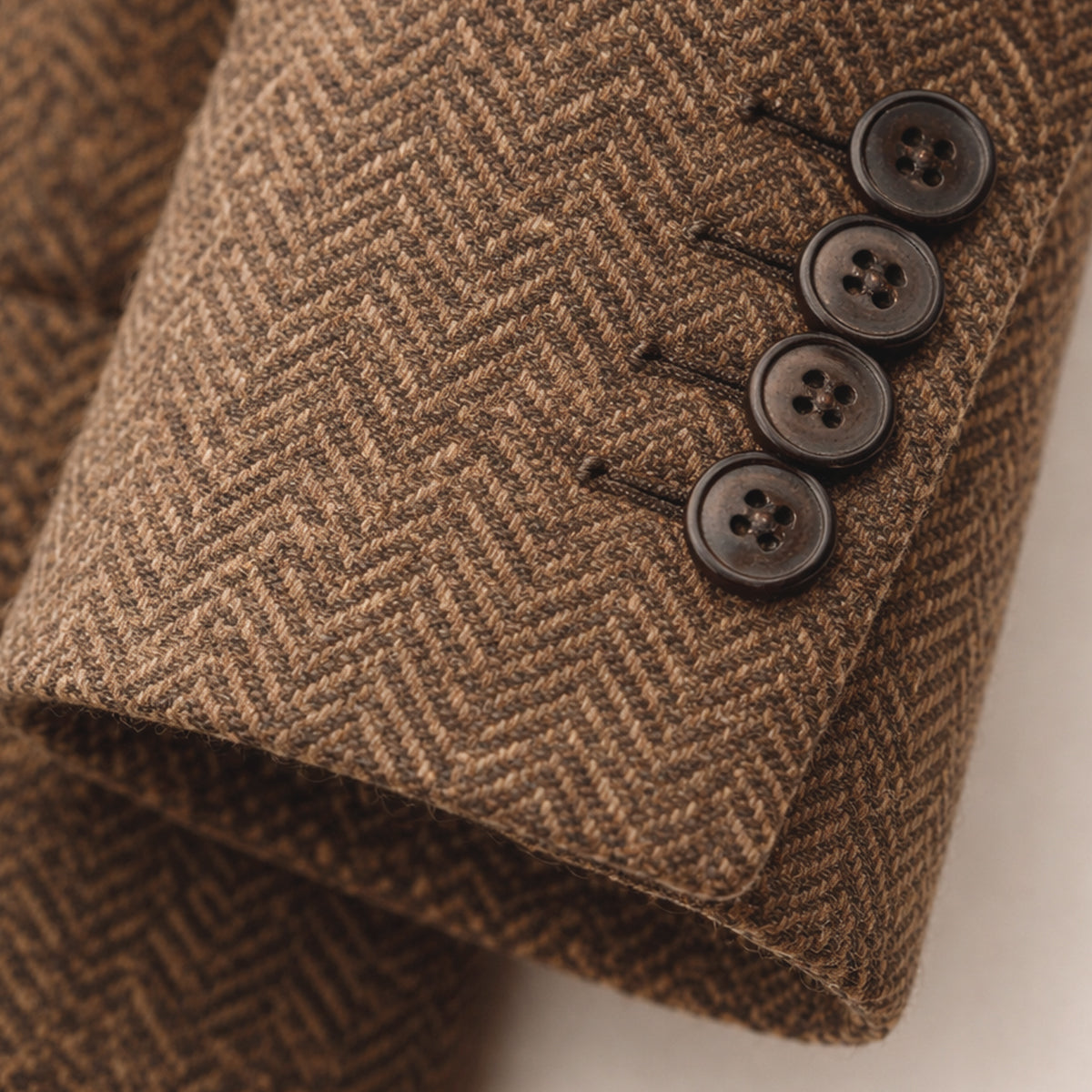 Arden – Tweed-Sakko mit Fischgratmuster