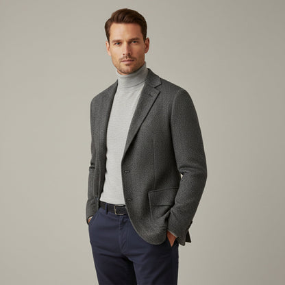 Arden – Tweed-Sakko mit Fischgratmuster