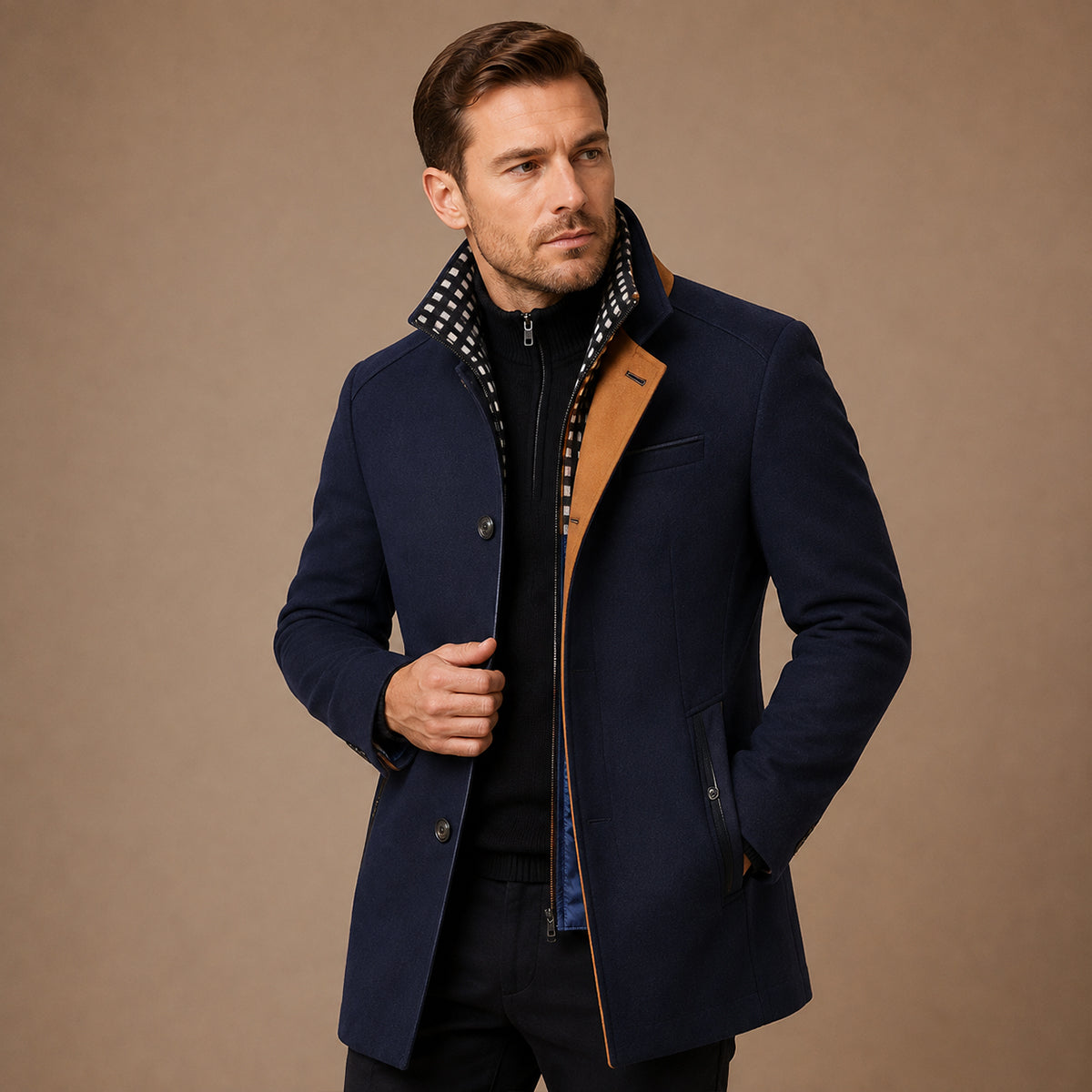 Yardley Wool Blend Trench Coat