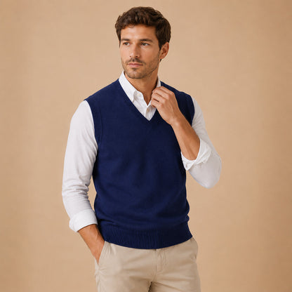 Kenley – Gilet in maglia con scollo a V