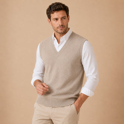 Kenley – Gilet in maglia con scollo a V