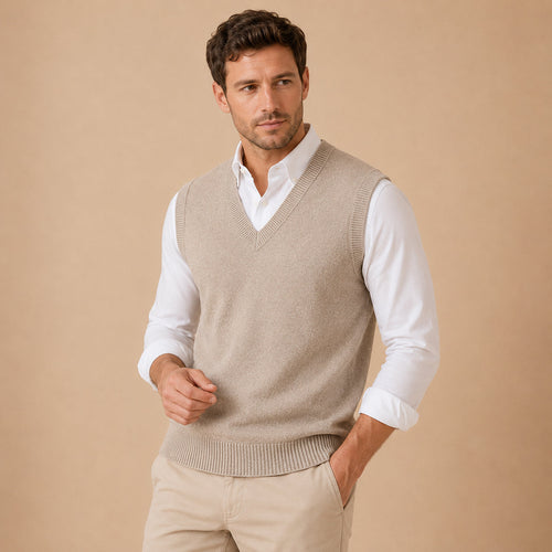 Kenley – Gilet in maglia con scollo a V