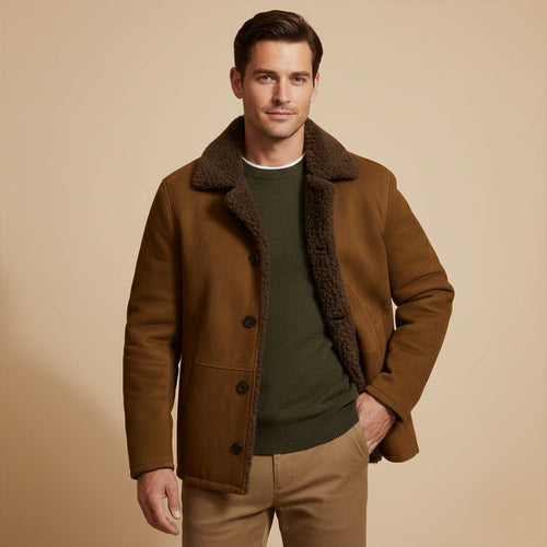 Clifford – Mantel mit Sherpa-Kragen