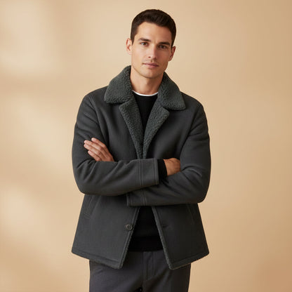 Clifford – Mantel mit Sherpa-Kragen