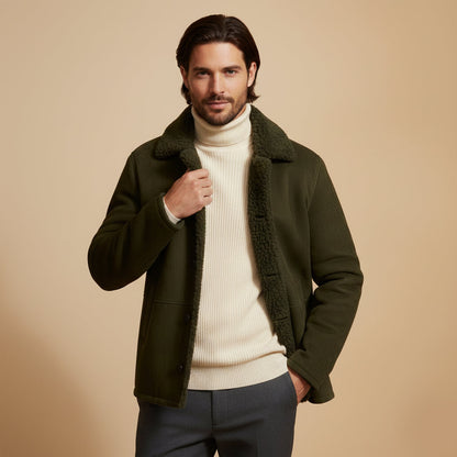 Clifford – Mantel mit Sherpa-Kragen
