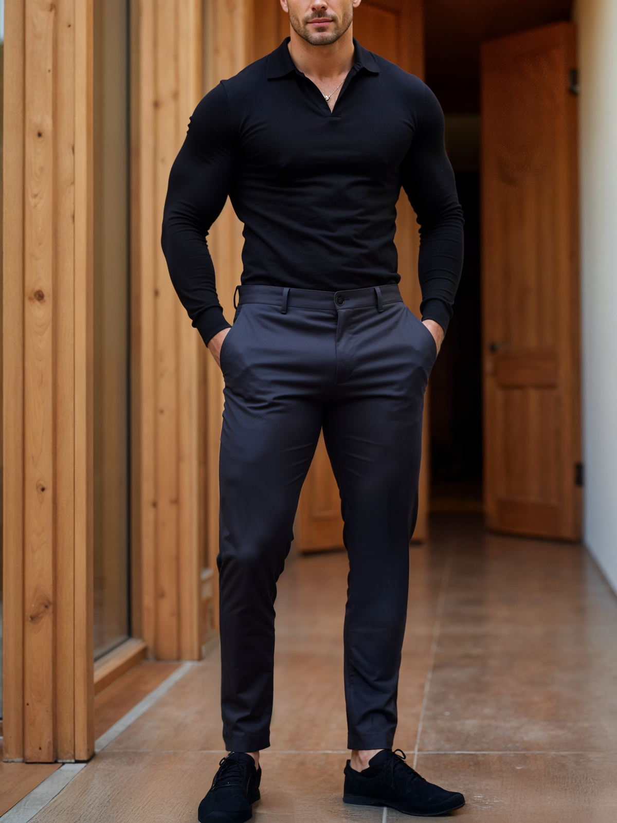 Talbot – Pantaloni slim elasticizzati