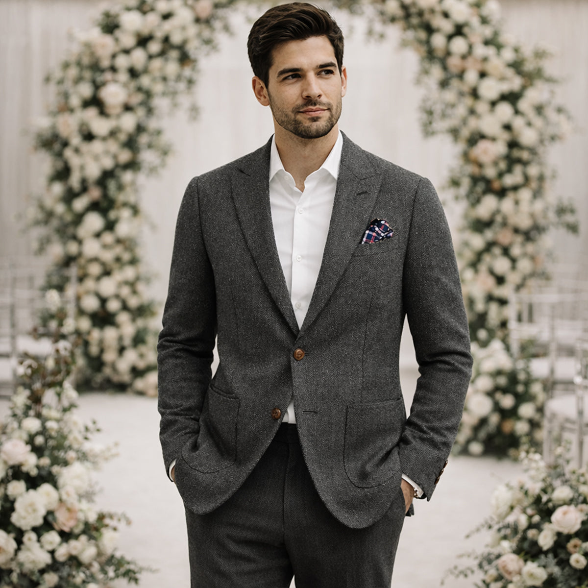 Balfour – Business-Sakko aus Tweed